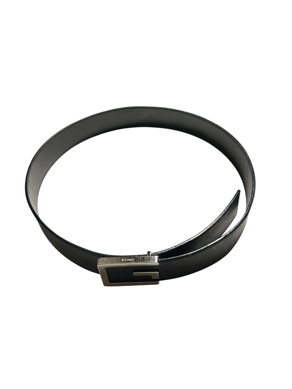Gucci Tom Ford Square G Buckle Belt Black Leather Vintage 90s Size 85 - 34 - Picture 6 of 9